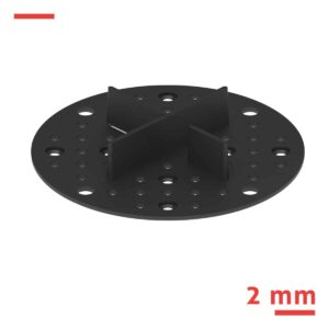 Podkładka pod płyty tarasowe – czarna 2 mm